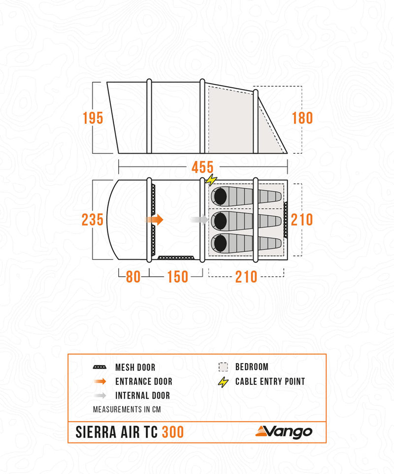 Vango Sierra 300 Air TC Tent 2026
