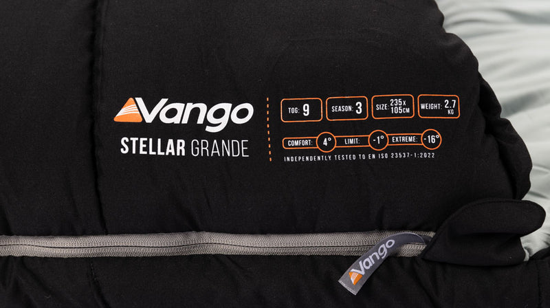 Vango Stellar Grande Sleeping Bag Black