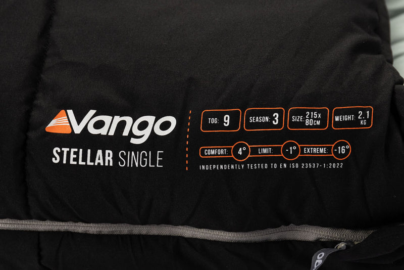 Vango Stellar Single Sleeping Bag Black