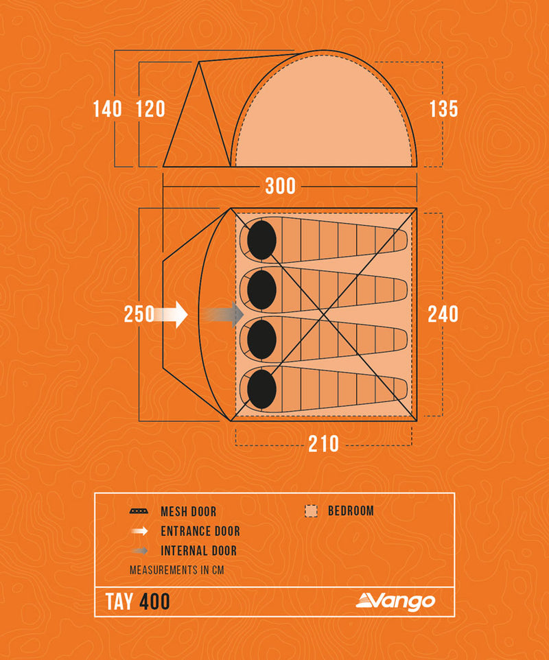 Vango Tay 400 Tent 2025
