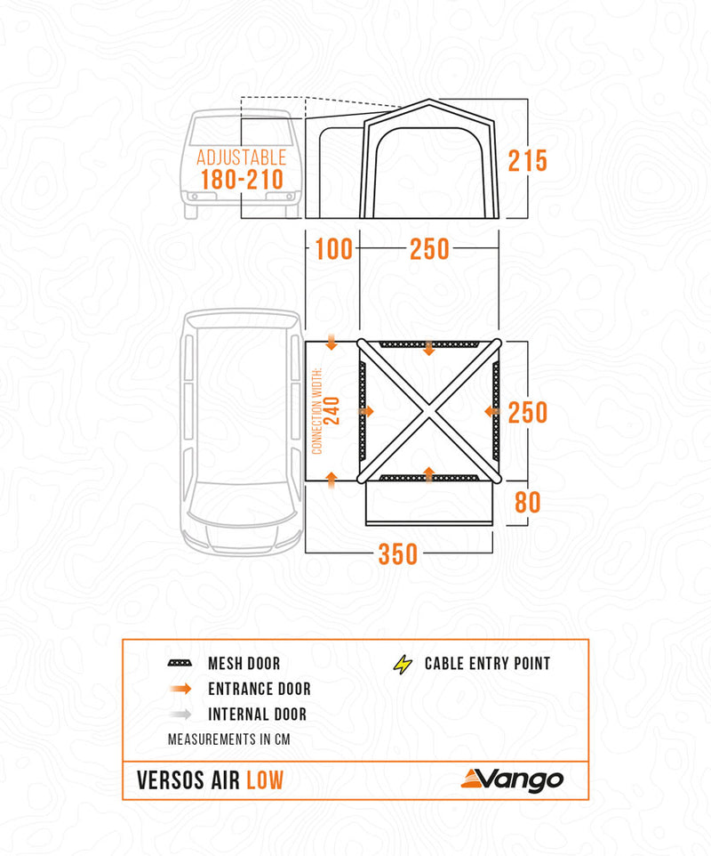 Vango Versos Air Low Drive-away Awning 2025