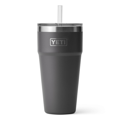 YETI Rambler® 26oz (769ml) Straw Cup Charcoal