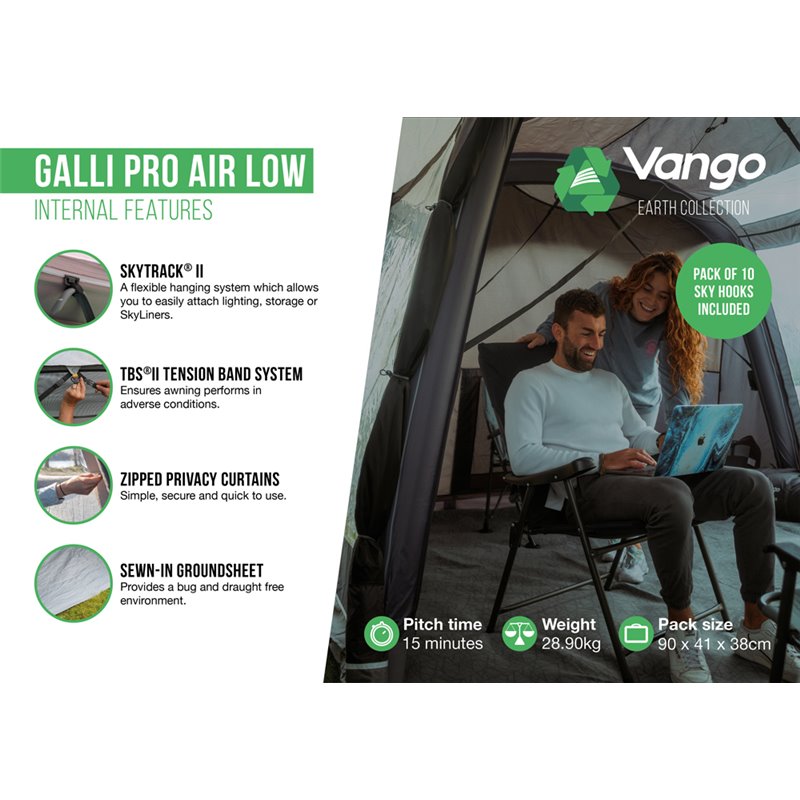 Vango Galli Pro Air Low Drive-away Awning 2024