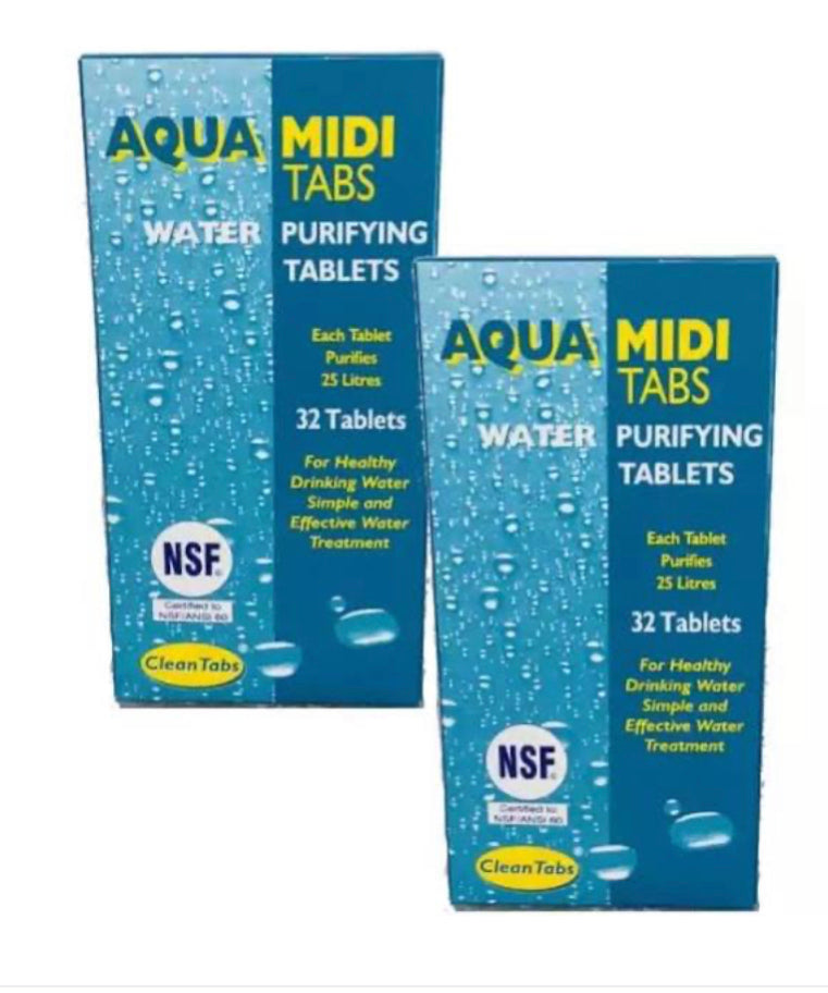 Aqua Midi Tabs (Pack 1 x 32)