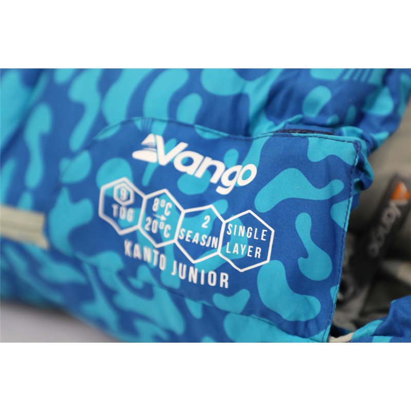 Vango Kanto Junior Sleeping Bag Atlantic Blue 2024