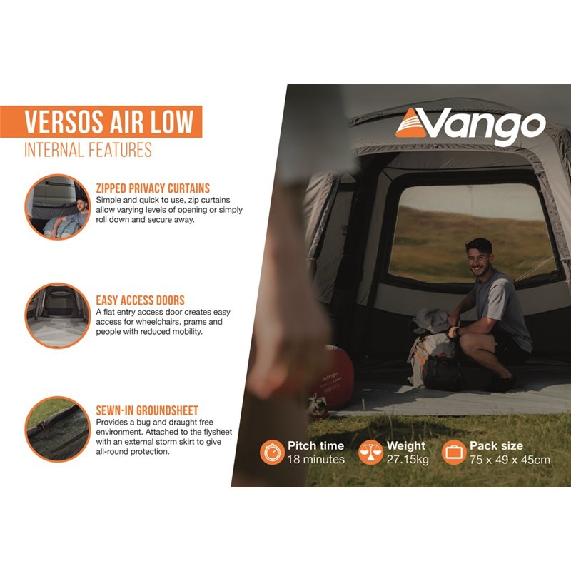 Vango Versos Air Low Drive-away Awning 2024