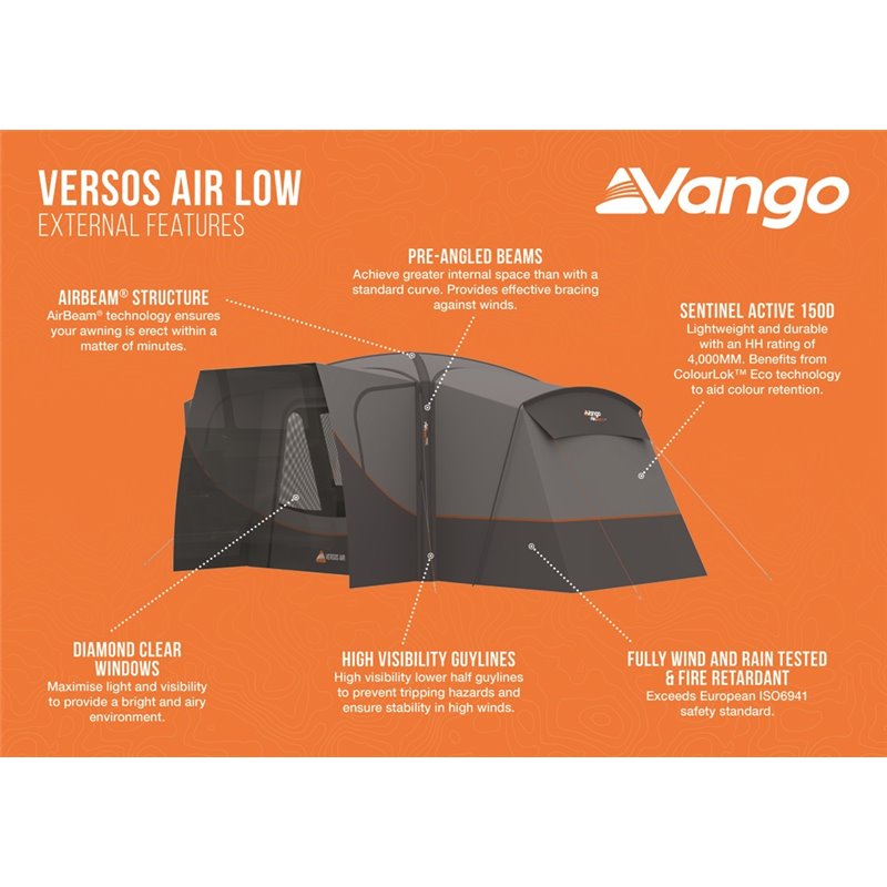 Vango Versos Air Low Drive-away Awning 2024
