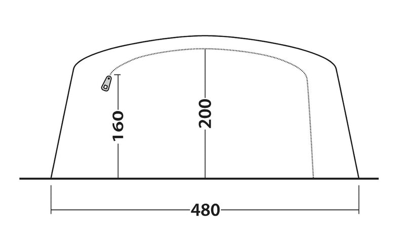 Outwell Sundale 7PA Air Tent 2024