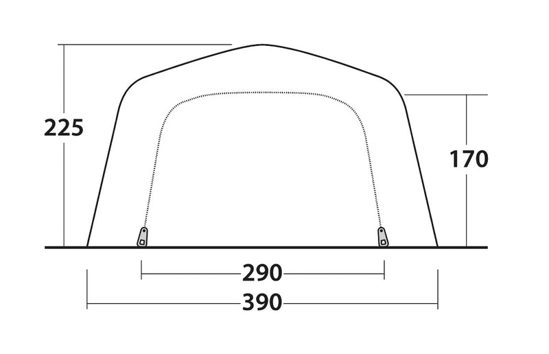 Outwell Forestville 6SA Inflatable Air Tent