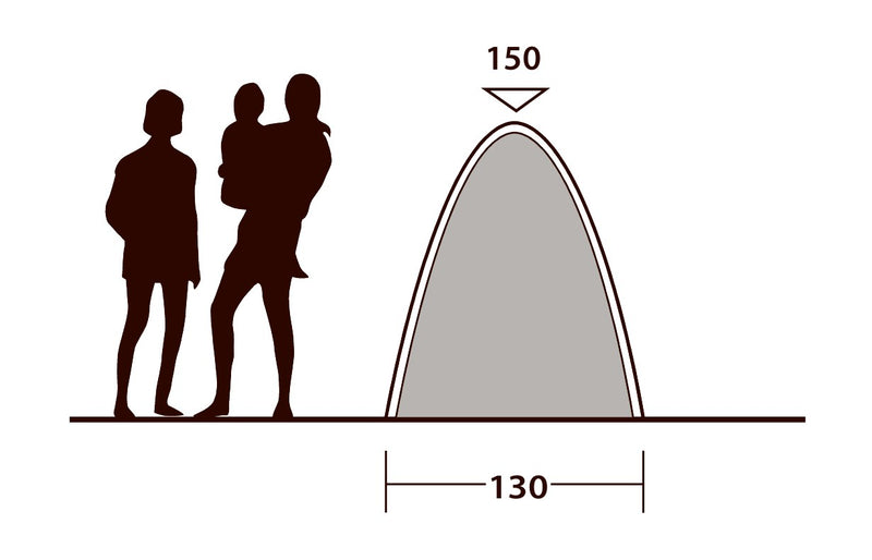 Outwell Free Standing 2 Berth Inner Tent