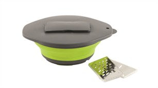 Outwell Collaps Bowl & Lid with Grater Green