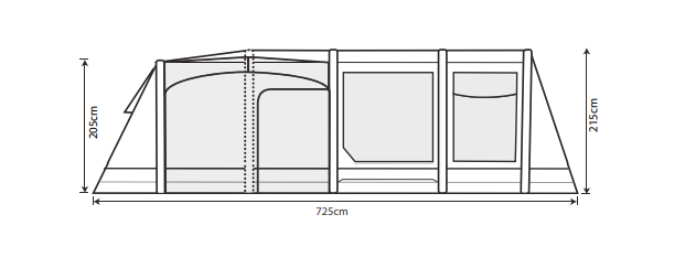 Outdoor Revolution Airedale 6.0SE Air Tent 2023