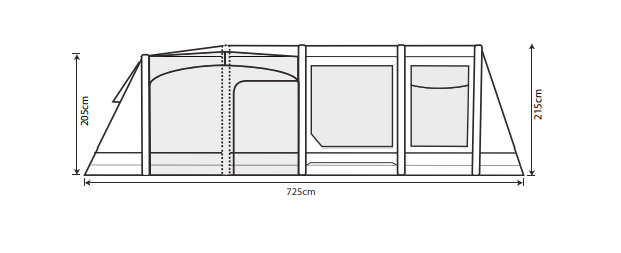 Outdoor Revolution Airedale 6.0SE Air Tent