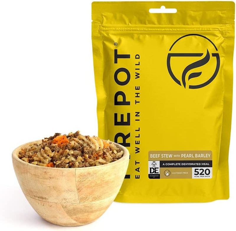 Firepot Beef Stew with Pearl Barley Dehydrated Meal 110g