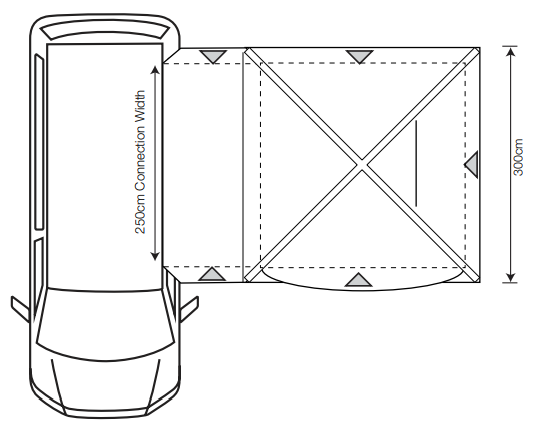 Outdoor Revolution Cayman Air Mid Drive-away Awning 2025