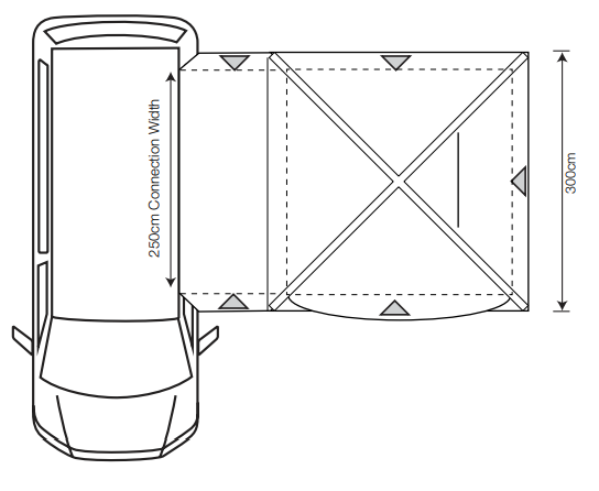 Outdoor Revolution Cayman Air Low Drive-away Awning 2024