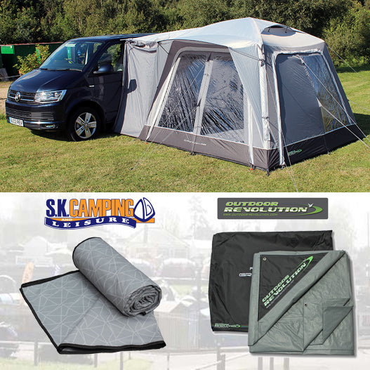 Outdoor Revolution Cayman Air Low Drive-away Awning Package Deal