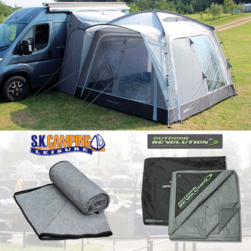 Outdoor Revolution Cayman Low Drive-away Awning Package Deal 2022