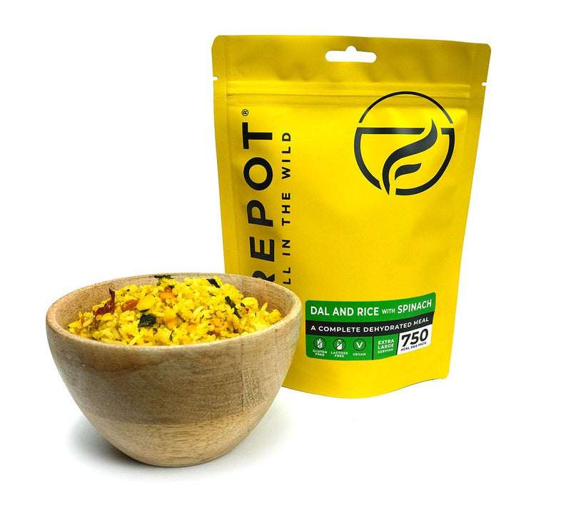 Firepot Dal and Rice with Spinach Dehydrated Meal 135g