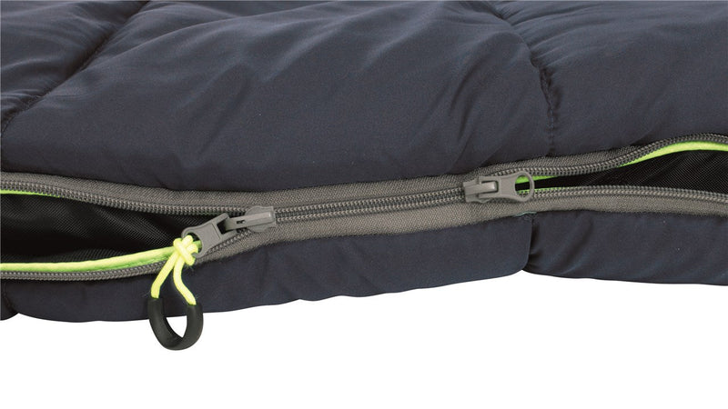 Outwell Contour Lux Sleeping Bag 'R Zip' Deep Blue