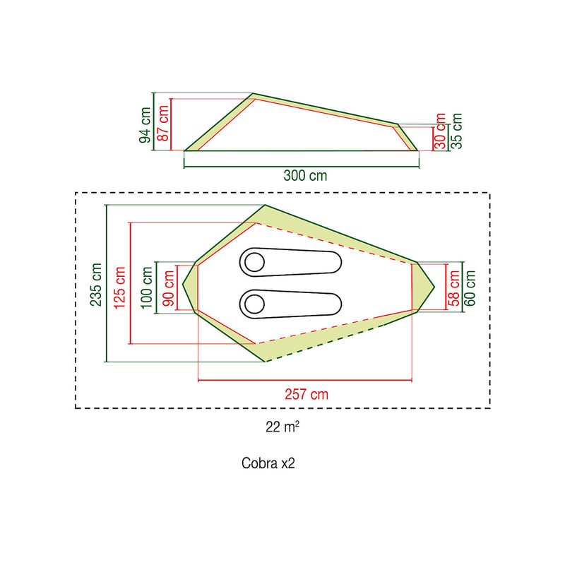 Coleman Cobra 2 Floorplan