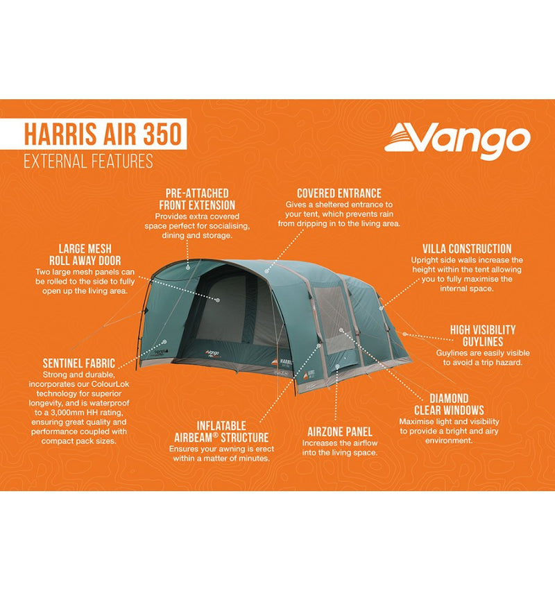 Vango Harris 350 Air Tent 2023
