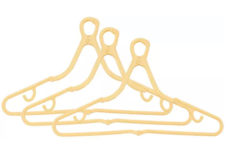 Quest Folding clothes hangers pack of 3