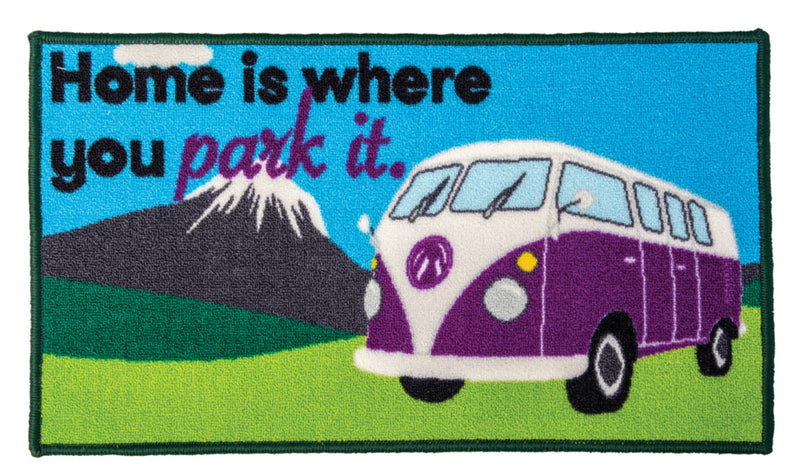 Quest Washable Home is Where You Park It Mat