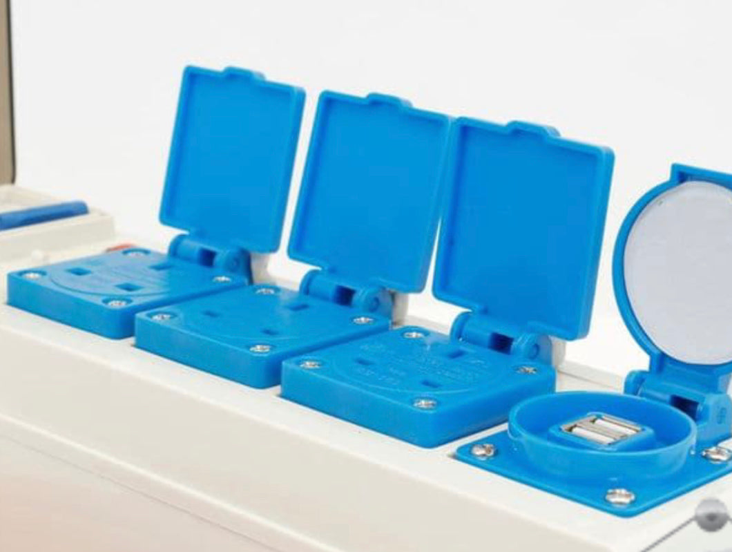 5 way 230v mobile mains power unit S.K Camping & Leisure