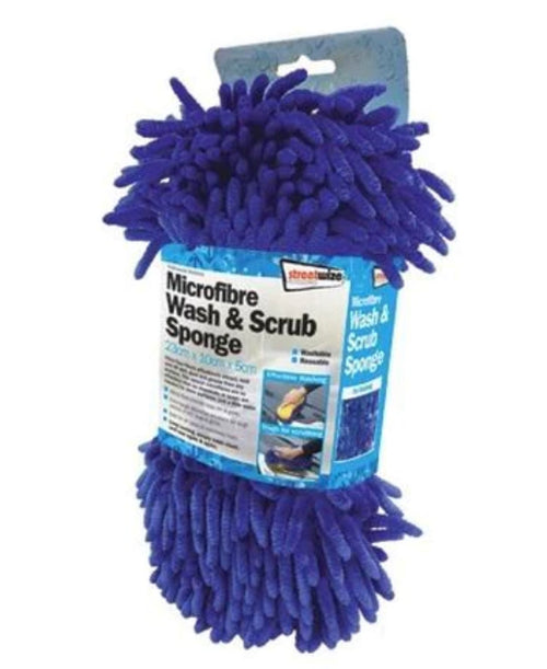 Microfibre Wash and Scrub Sponge