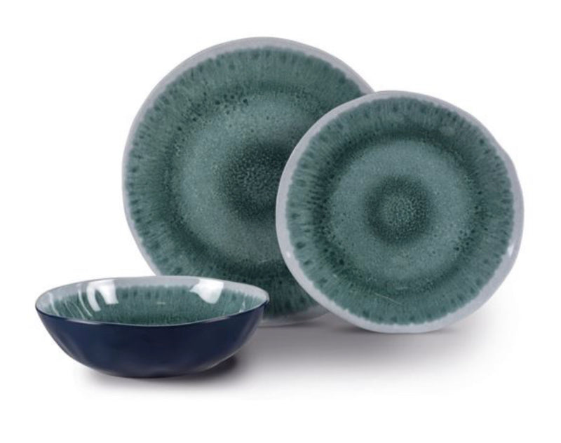 Kampa Aegean 12pc Melamine tableware