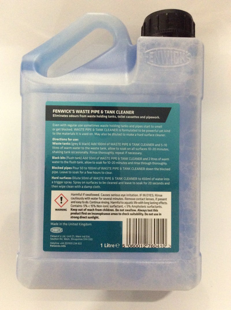 Fenwick’s waste pipe and tank cleaner 1lt