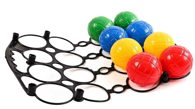 The Garden Boules set is a great portable outdoor family garden game that
