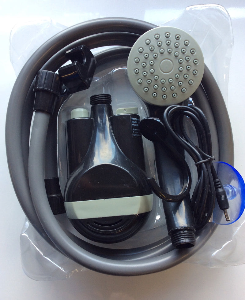 Rechargeable portable shower