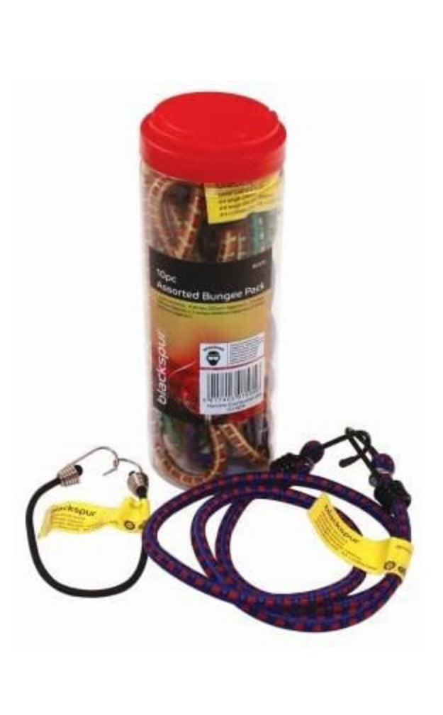 Blackspur 10pc Assorted Bungee Set