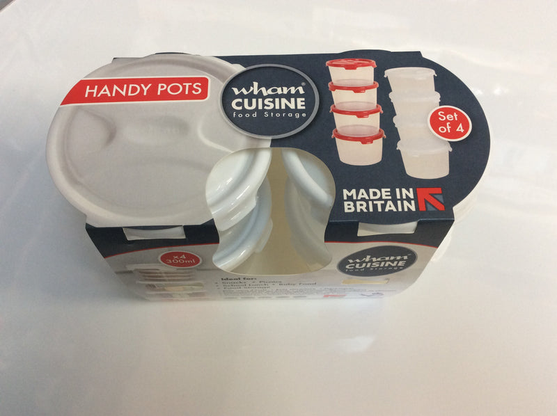 Set of 4 handy pots with
