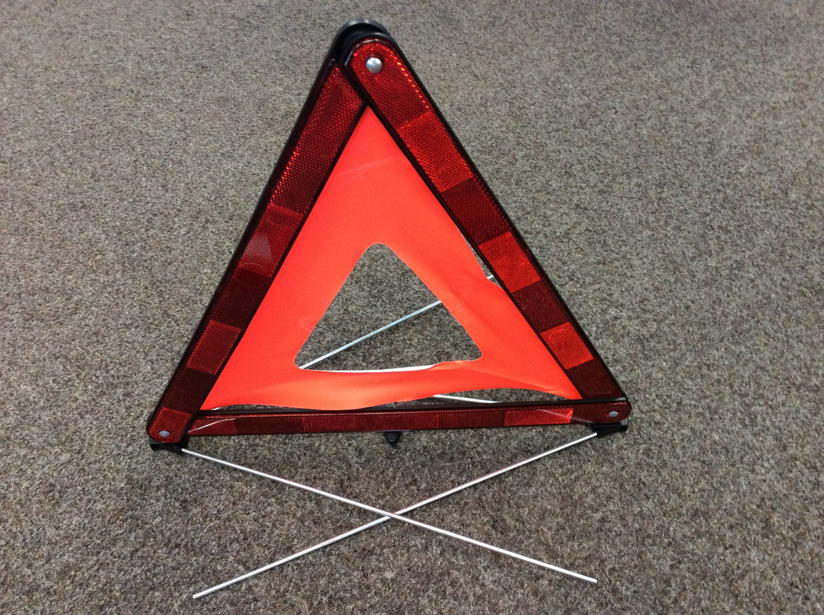 Hazard warning sign (Folding in case) – S.K Camping & Leisure
