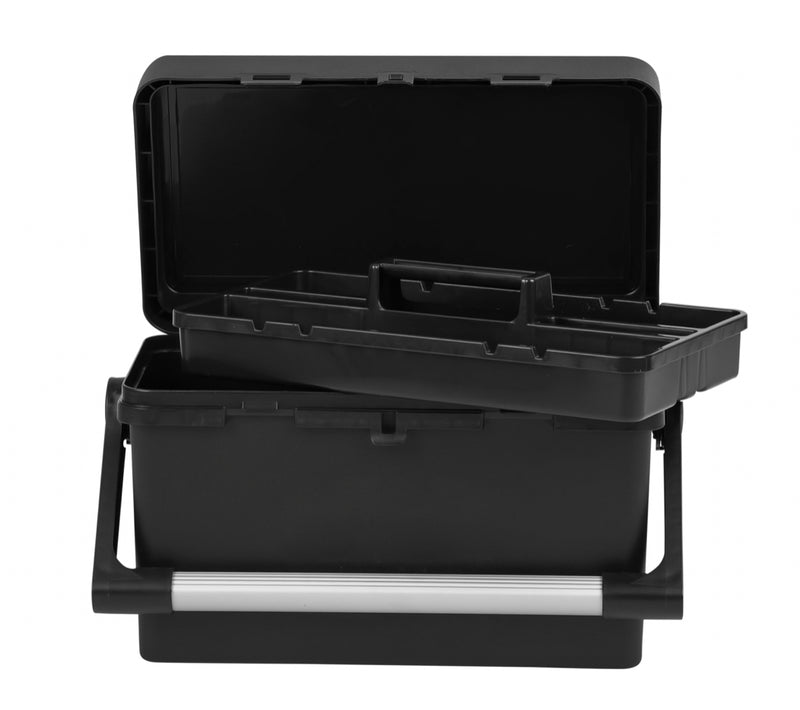 Heavy Duty Tool Box with Lid & Tray