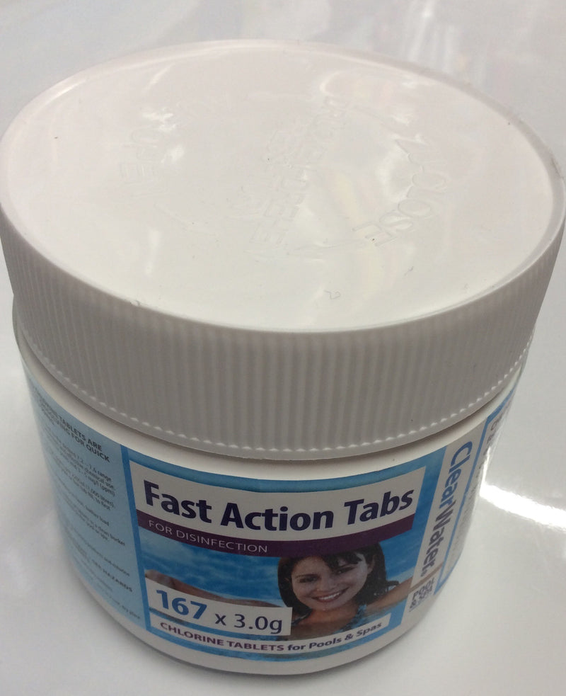 Clearwater fast action chlorine tablets for spas
