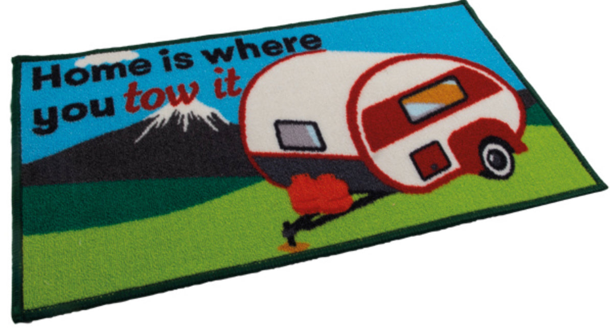 Quest Motorhome Washable Home Is Where You Tow Mat – S.K Camping & Leisure