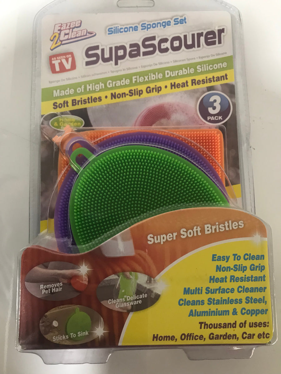Silicone sponge set ‘superscourer’ – S.K Camping & Leisure