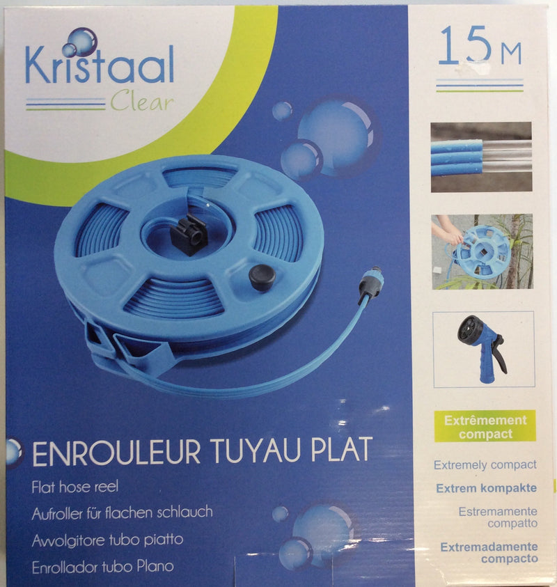 Kristaal clear 15mt flat hose