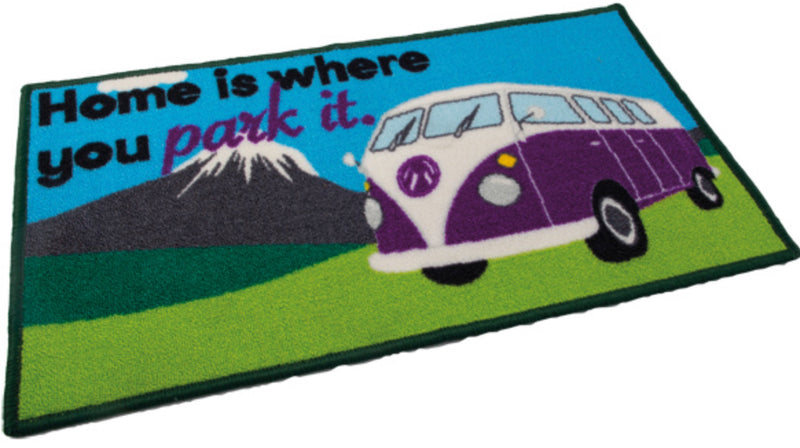 Quest Washable Home is Where You Park It Mat
