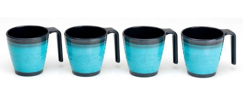 Flamefield Granite Melamine Mug Set x 4