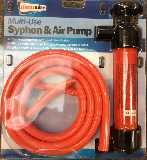 Multi-use syphon and air pump