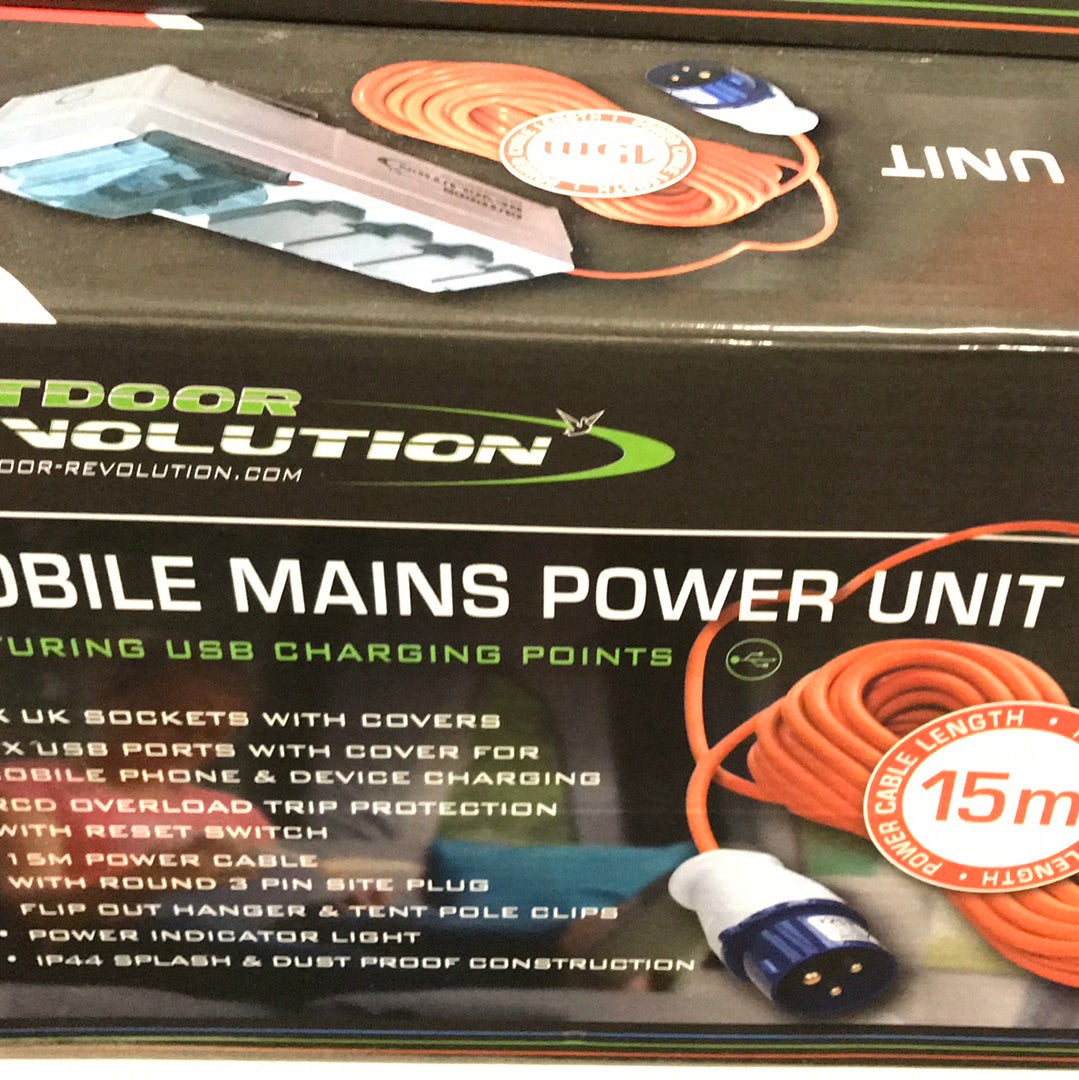 Outdoor Revolution Mobile Mains Power Unit S.K Camping & Leisure