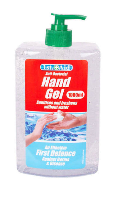 HAND SANITISER IN PUMP TOP BOTTLE SANITIZER 1000ML 60%