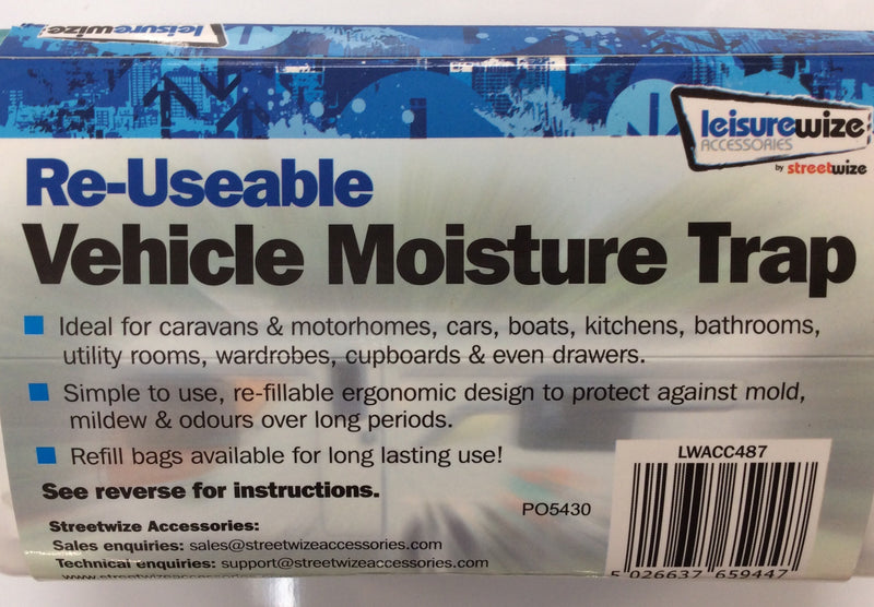 Re-useable moisture trap