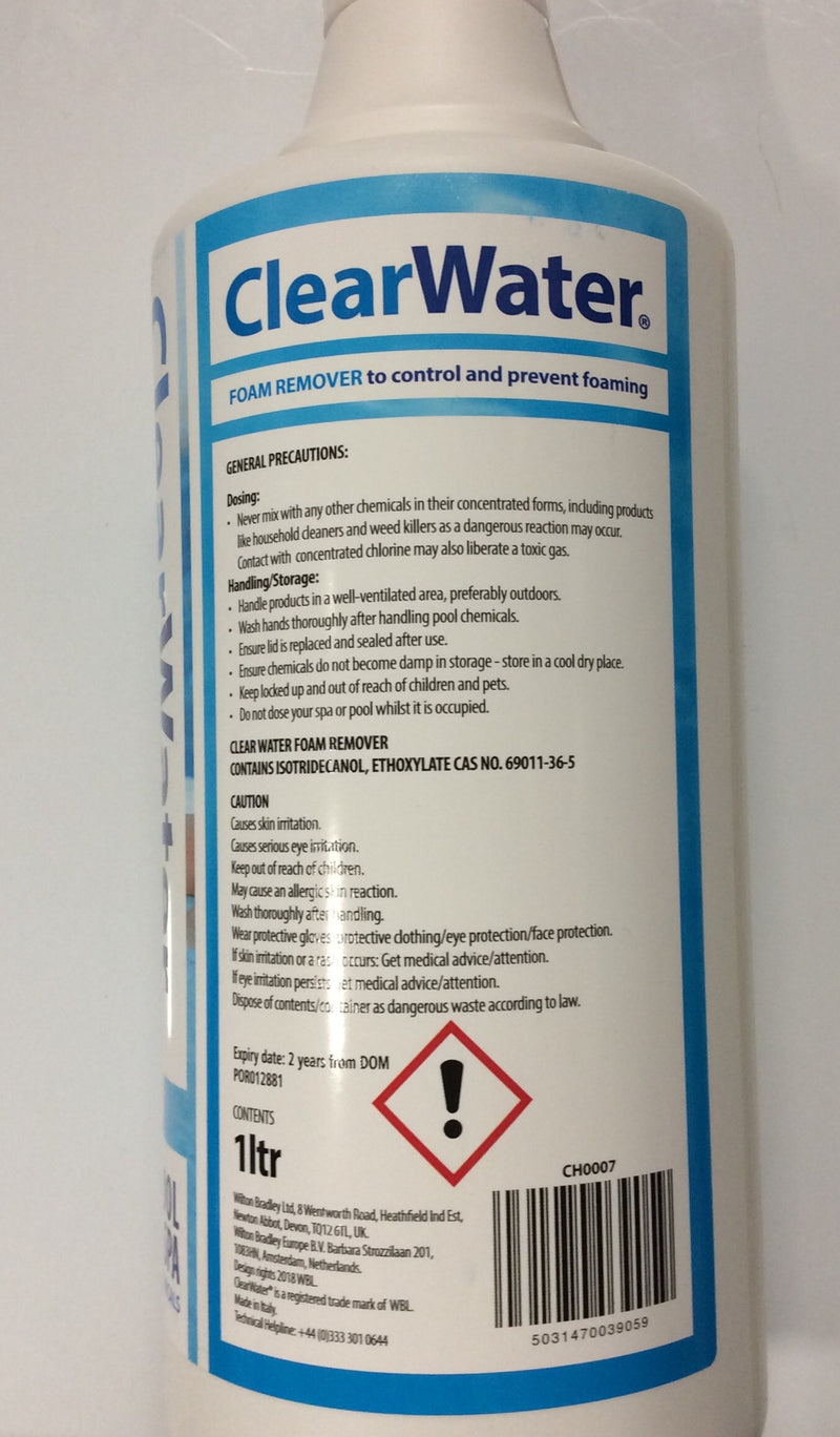 Clearwater Foam Remover 1L
