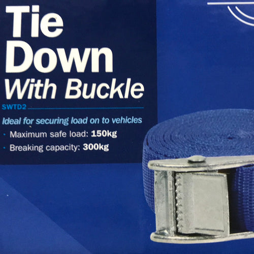 Tie Down Webbing Strap with Buckle 3mt